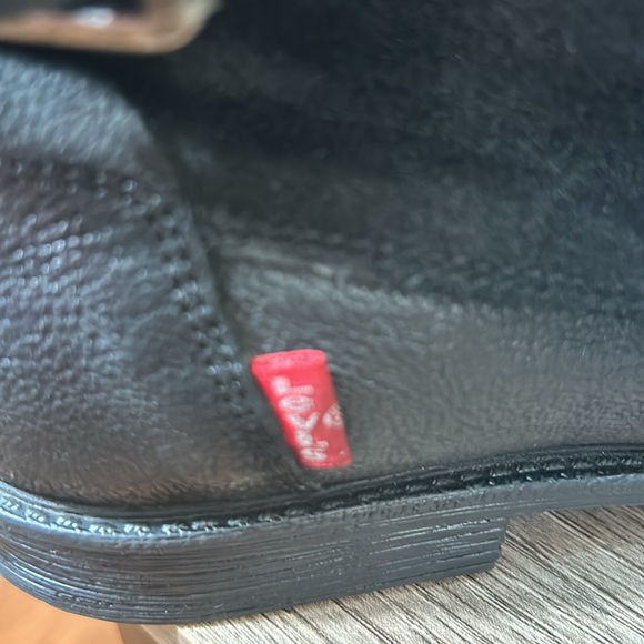 LEVIS WOMEN LEATHER BLACK BOOTS IN SIZE 9 - Picture 10 of 10